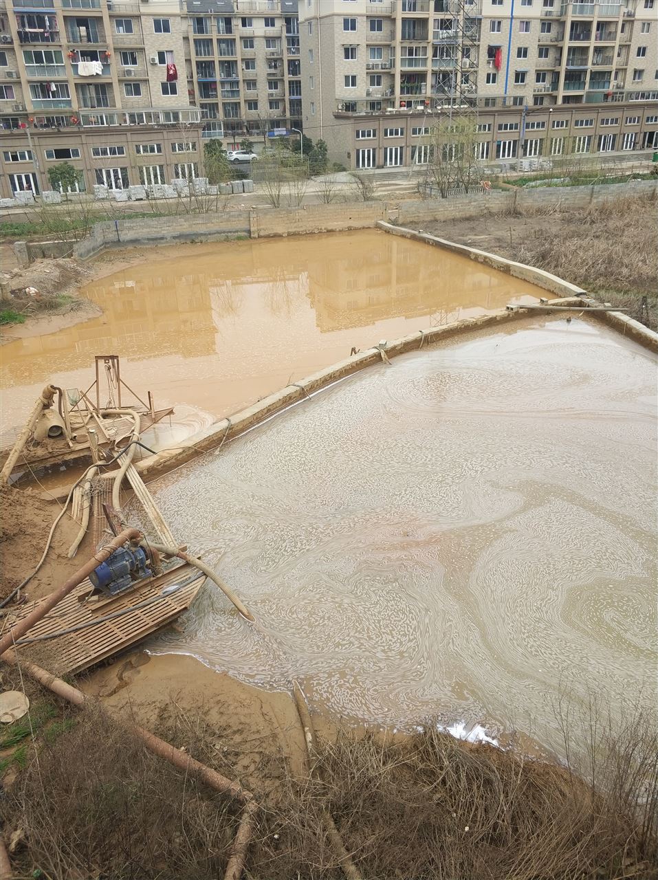 平谷沉淀池淤泥清理-厂区废水池淤泥清淤